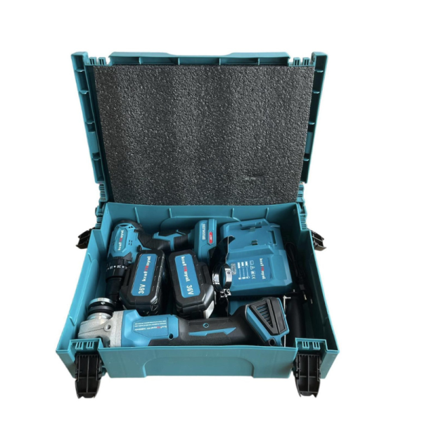 Комплект акумулаторни Ударен Винтоверт и Безчетков Ъглошлайф /36V, 8Ah/ 2886