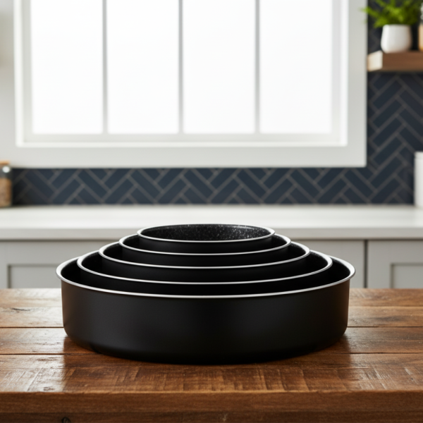 Алуминиева мраморна тава – чисто отделяне и безупречни печива всеки път 5V51222N26/ 28/ 30/ 32/ 34