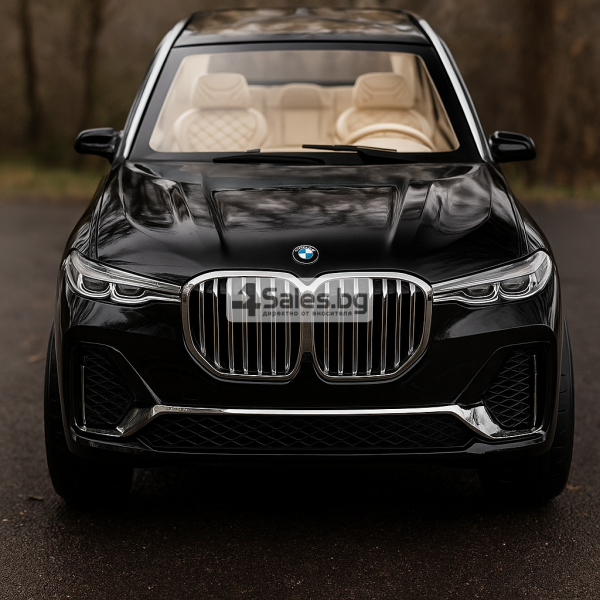 Метална количка 1:24 с реалистични светлини, звуци и дим