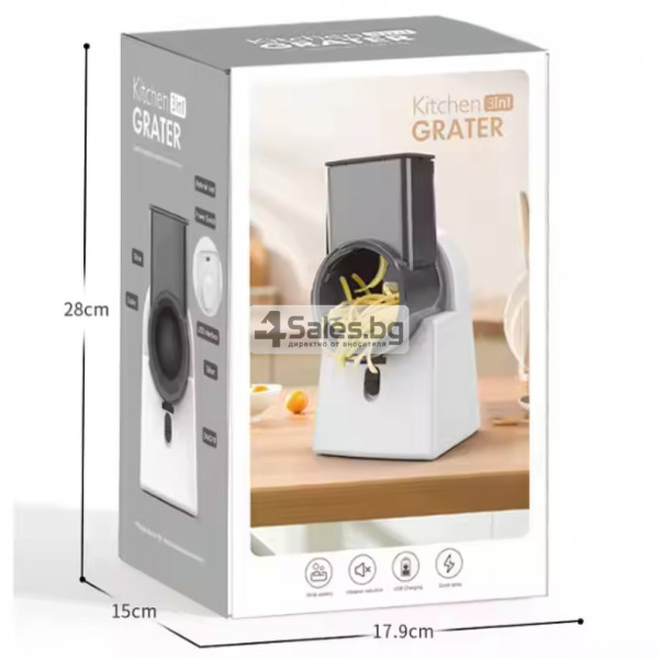 Мултифункционална електрическа резачка-ренде за зеленчуци TV1235