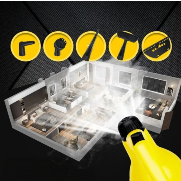 Мултифункционална ръчна парочистачка – 1000W пара за дълбоко почистване 8