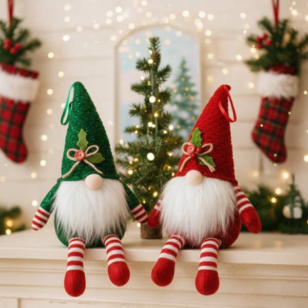 Коледна играчка джудже – Перфектна украса за елха и дом 2