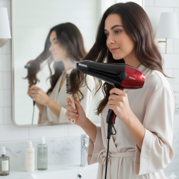 Сешоар Rosberg 2000W – Бързо сушене, прецизен контрол и надеждна защита всеки ден 55R51100SC/SP/SR