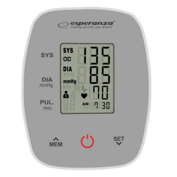 Апарат за кръвно налягане Esperanza ECB007 Spirit – Точно измерване, лесно управление и спокойствие у дома