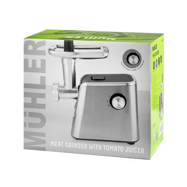 Месомелачка с приставка за домати Muhler MG-1808TS, 1800W