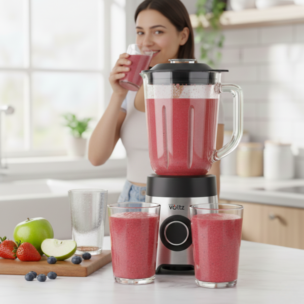 Блендер Oliver Voltz OV51162E 800W – Силна мощност, стъклена кана и надеждност за всеки ден 55OV51162E 3