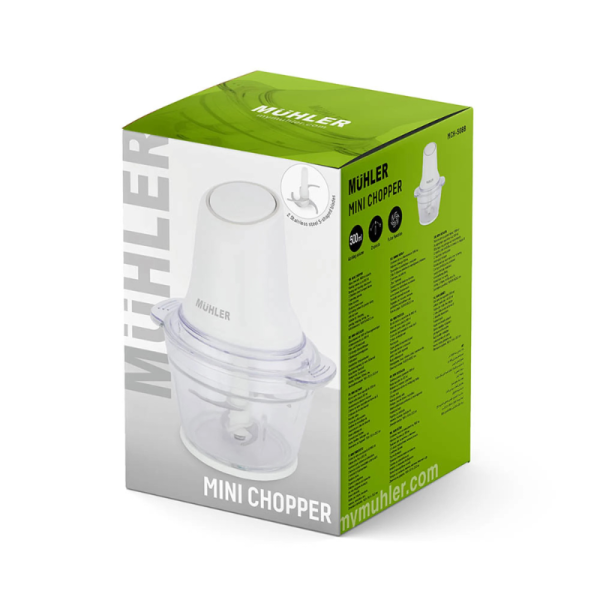 Мини чопър Muhler MCH-5088 – Мели, реже и пасира за секунди 9