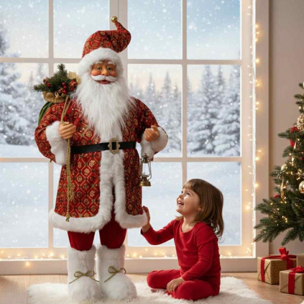 Внеси коледно вълшебство у дома – фигура на Дядо Коледа, която създава празнично настроение за секунди!