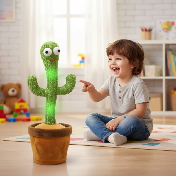 Оги - забавният, пеещ и танцуващ кактус играчка WJ43 1