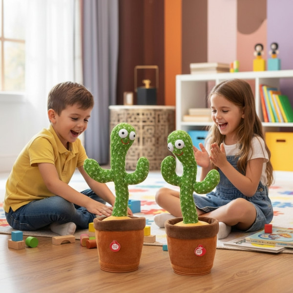 Оги - забавният, пеещ и танцуващ кактус играчка WJ43