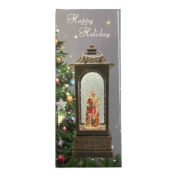 Златист коледен фенер