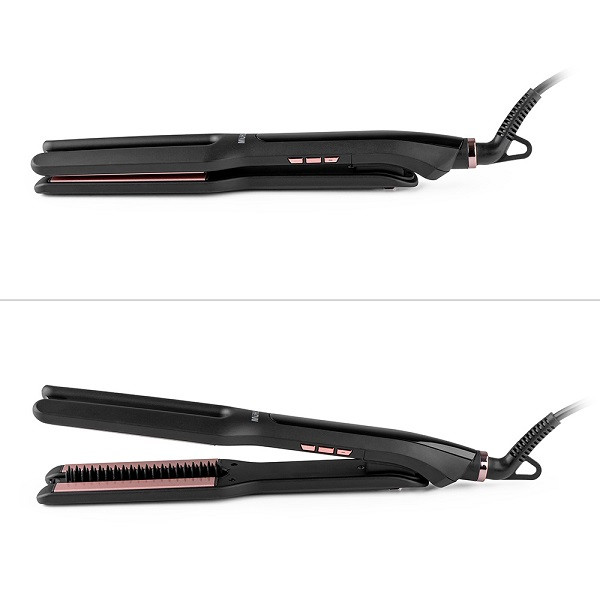 Преса за изправяне на коса с вграден насочващ гребен Muhler MHS-777 3