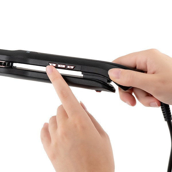 Преса за изправяне на коса с вграден насочващ гребен Muhler MHS-777