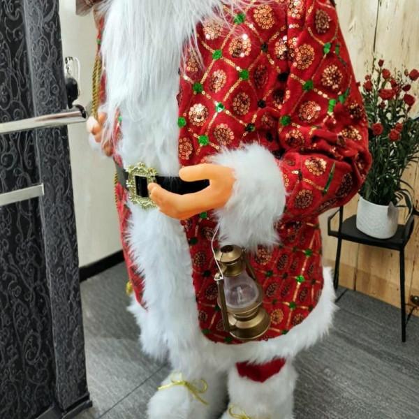 Комплект 3бр коледни фигурки Дядо Коледа – 50 см – Ръчно изработени луксозни комплекти 15