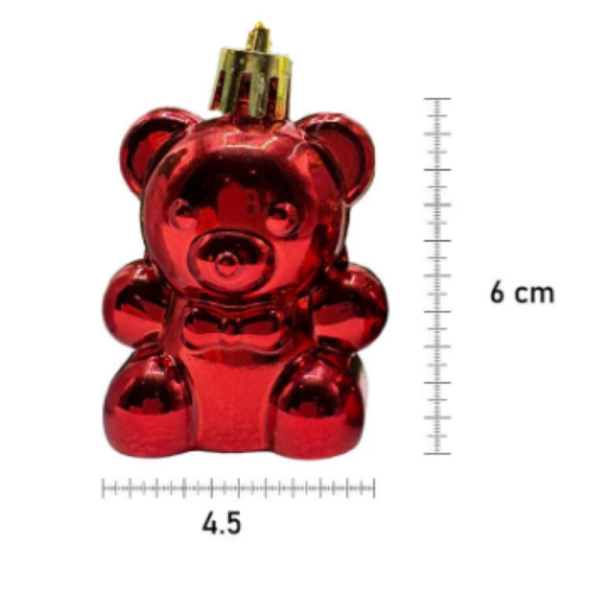 Коледен комплект украса 8 броя – Червени и бели висулки  Premium Collection