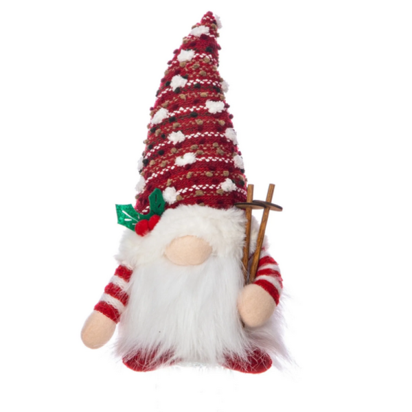 Светеща коледна играчка – Декорация с LED осветление и плетена шапка 9