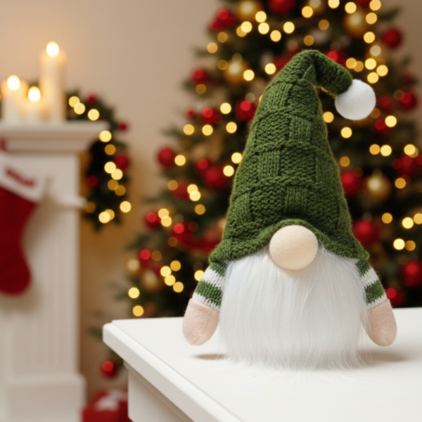 Плюшена коледна играчка – уютна украса за дома 2