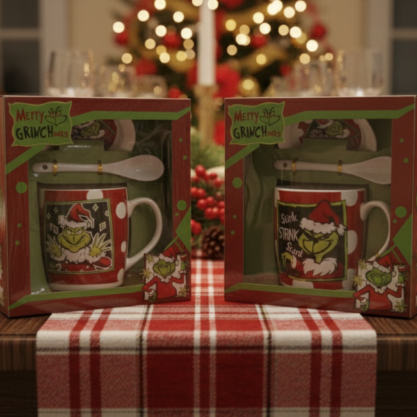 Коледен подаръчен комплект Merry Grinchmas – идеален подарък за добро настроение