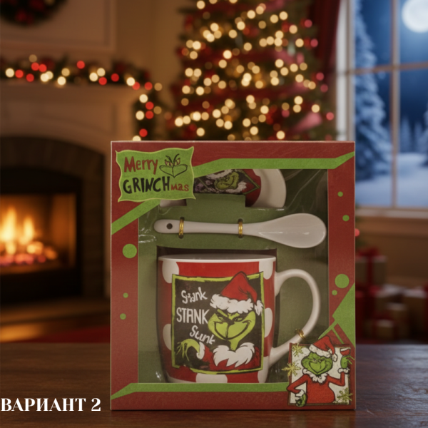 Коледен подаръчен комплект Merry Grinchmas – идеален подарък за добро настроение