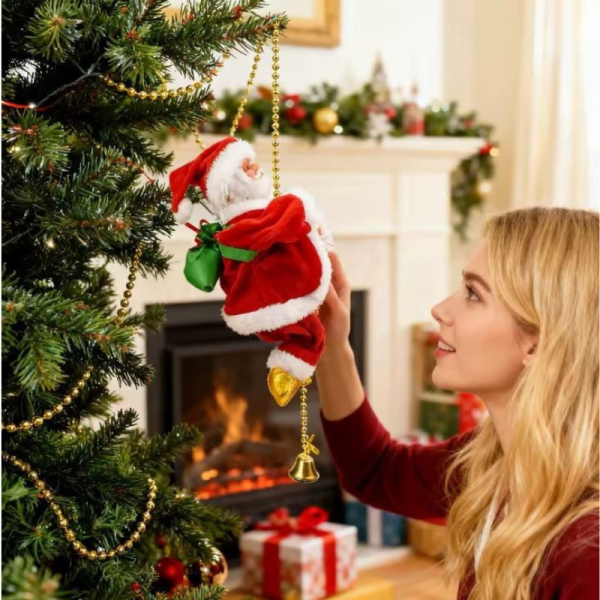 Електрическа играчка – катерещ се по мъниста Дядо Коледа SD24