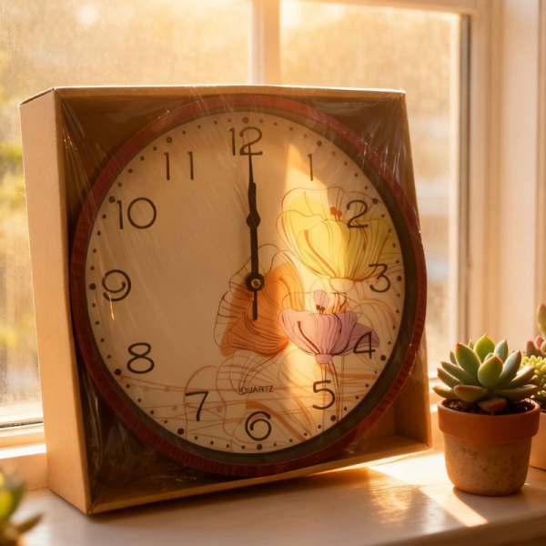 Стенен часовник Ø 25 см – стилен подарък за дом, уют и организация 5