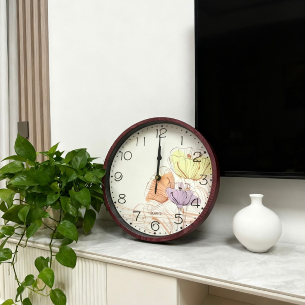 Стенен часовник Ø 25 см – стилен подарък за дом, уют и организация