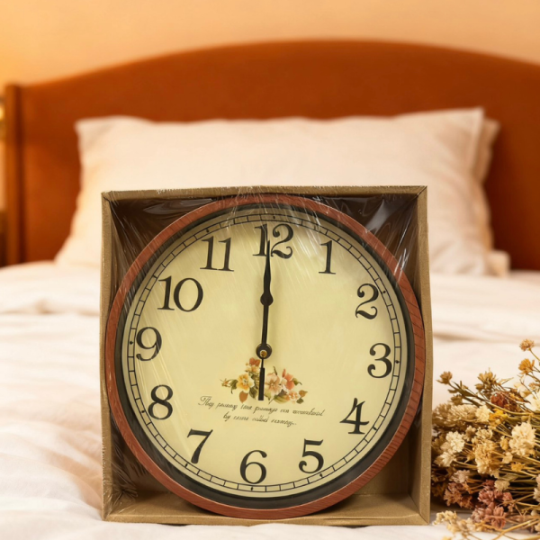 Стенен часовник Ø 25 см — стилен акцент за дома или подарък