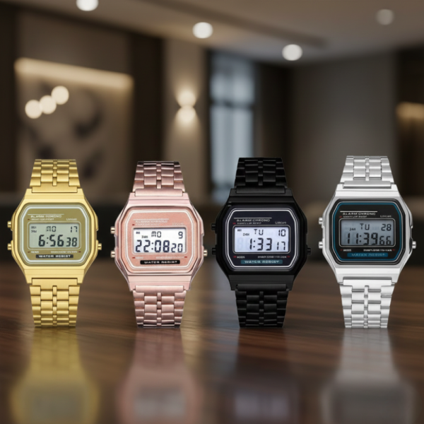 Дамски ръчен електронен часовник с LED дисплей WW24