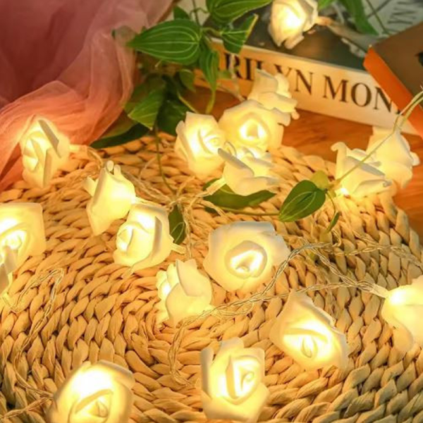 Декоративни интериорни LED лампички рози SD16