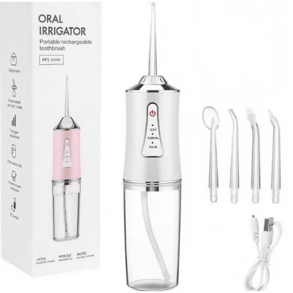 Портативен зъбен душ с 3 режима на действие и мощна водна струя TV1147 1