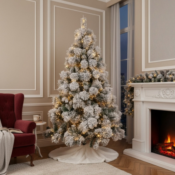 Коледна елха 4D,най-новият модел за супер красива и стилна празнична визия 4