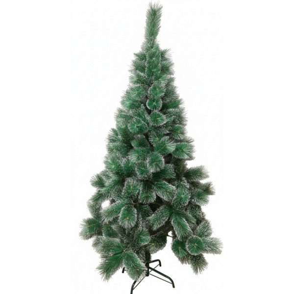 Коледна елха с бели, заскрежени връхчета SD42C