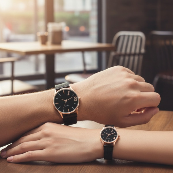 Елегантни часовници за двойки с изчистен дизайн WW18