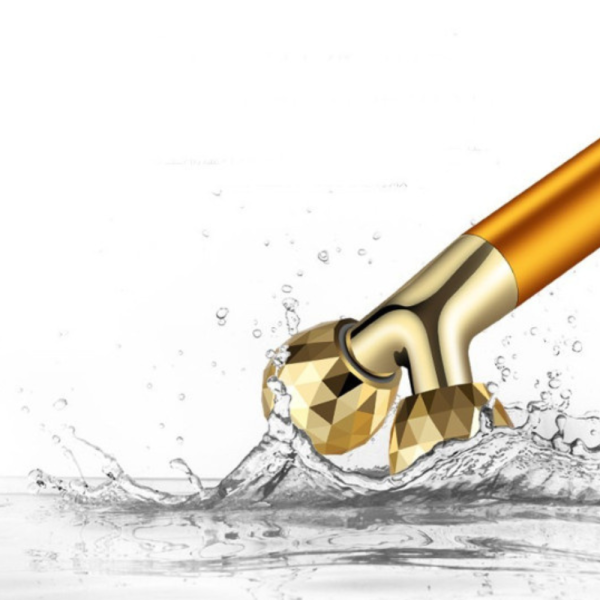 Масажен стик за лице 24К с две вибриращи топки за стягане на кожата TV604