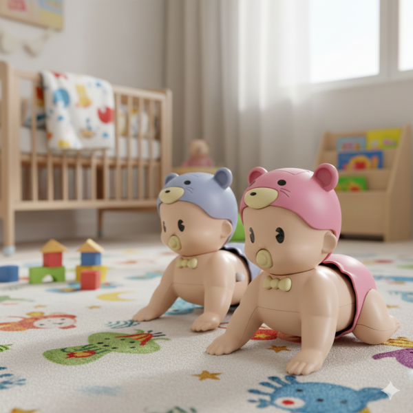 Пълзящо бебе играчка WJ48 1