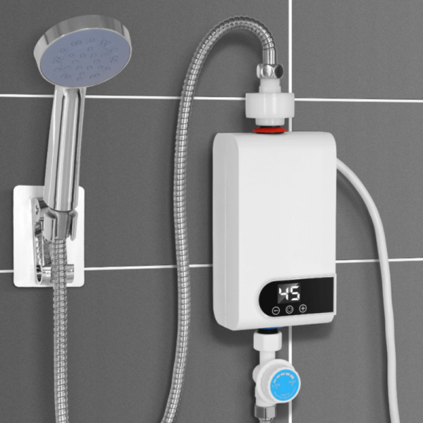 Проточен бойлер 3500W с дигитален дисплей – Моментална топла вода без чакане 4