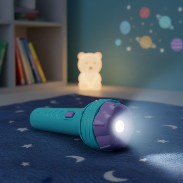 Детска играчка фенер, Проектор,3 дискчета с по 24 различни картинки - WJ53 1