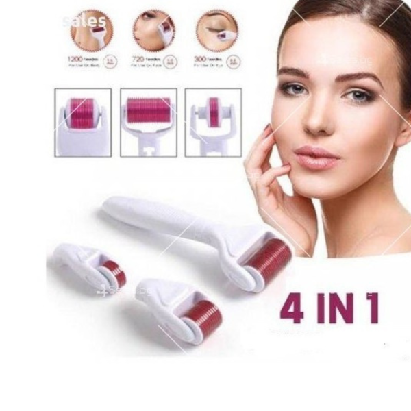 Масажор за лице, 4 в 1 с три ролки за масаж TV1197 3