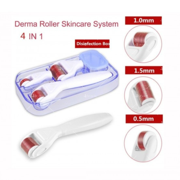 Масажор за лице, 4 в 1 с три ролки за масаж TV1197