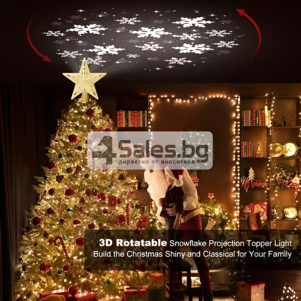 3D прожектор за Елха 6 Визии - Звезда 8