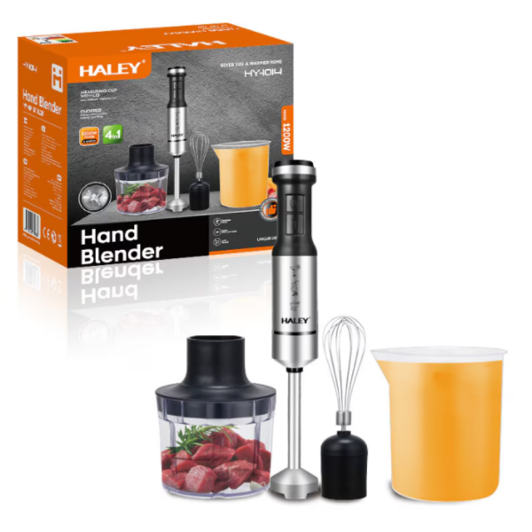 Мощен пасатор 4-в-1 HALEY 1200W с чопър, тел и мерителна кана – Професионален резултат у дома 1