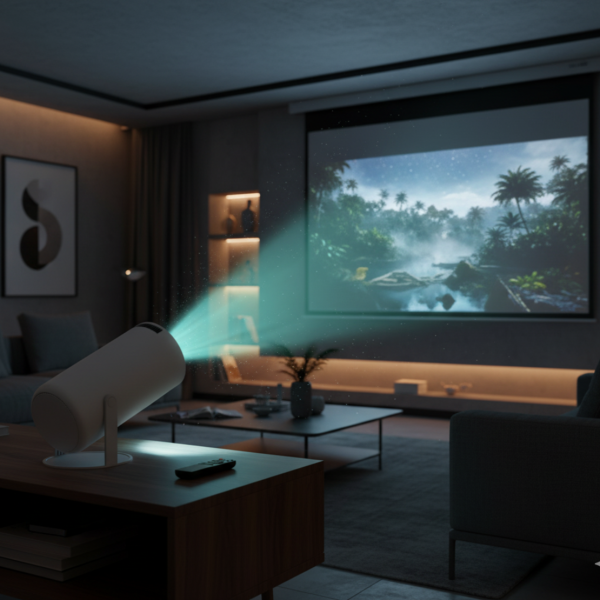 Преносим мини проектор,Android 11,HDMI връзка,USB,AV, Audio jack3.5mm,ротация на 180 градуса TV1357 4