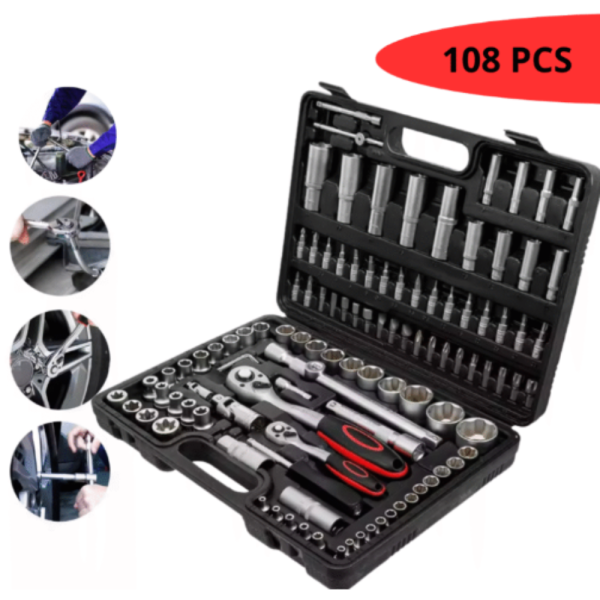 Куфар с инструменти 108 части - Гедоре 4