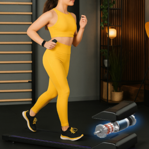 Компактна пътека за бягане с дистанционно – Тиха, тънка и идеална за дом и офис