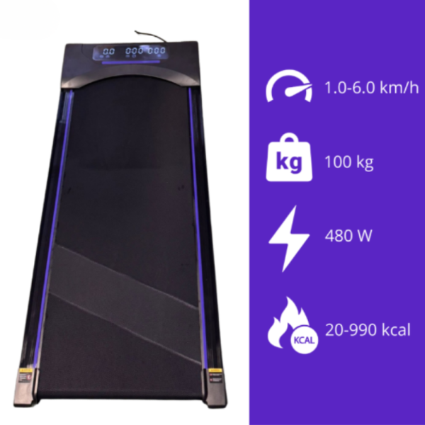 Компактна пътека за бягане с дистанционно – Тиха, тънка и идеална за дом и офис