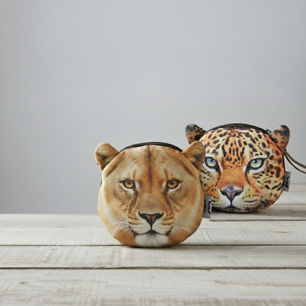 Портмоне дива котка