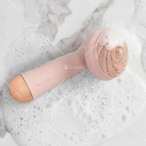 Bluetooth Силиконова четка за почистване и масаж Flawless TV259 7