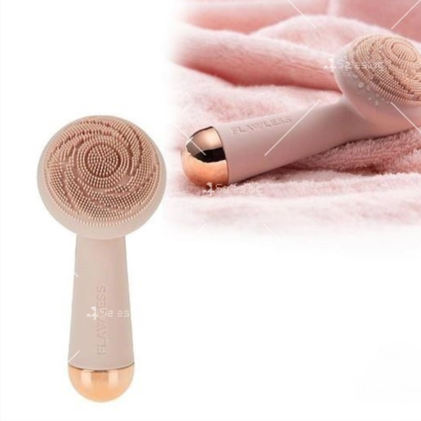 Bluetooth Силиконова четка за почистване и масаж Flawless TV259