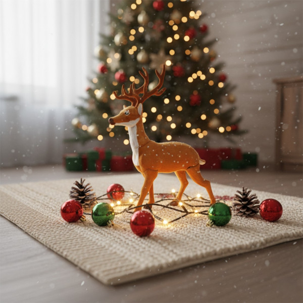 Елегантен коледен елен – перфектната празнична декорация 2