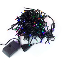 Коледни LED лампички, смесен цвят, 10 метра гирлянд SD73